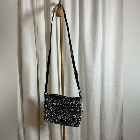 Fossil Cheetah Print Textured Crossbody Bag NWOT - Picture 1 of 4